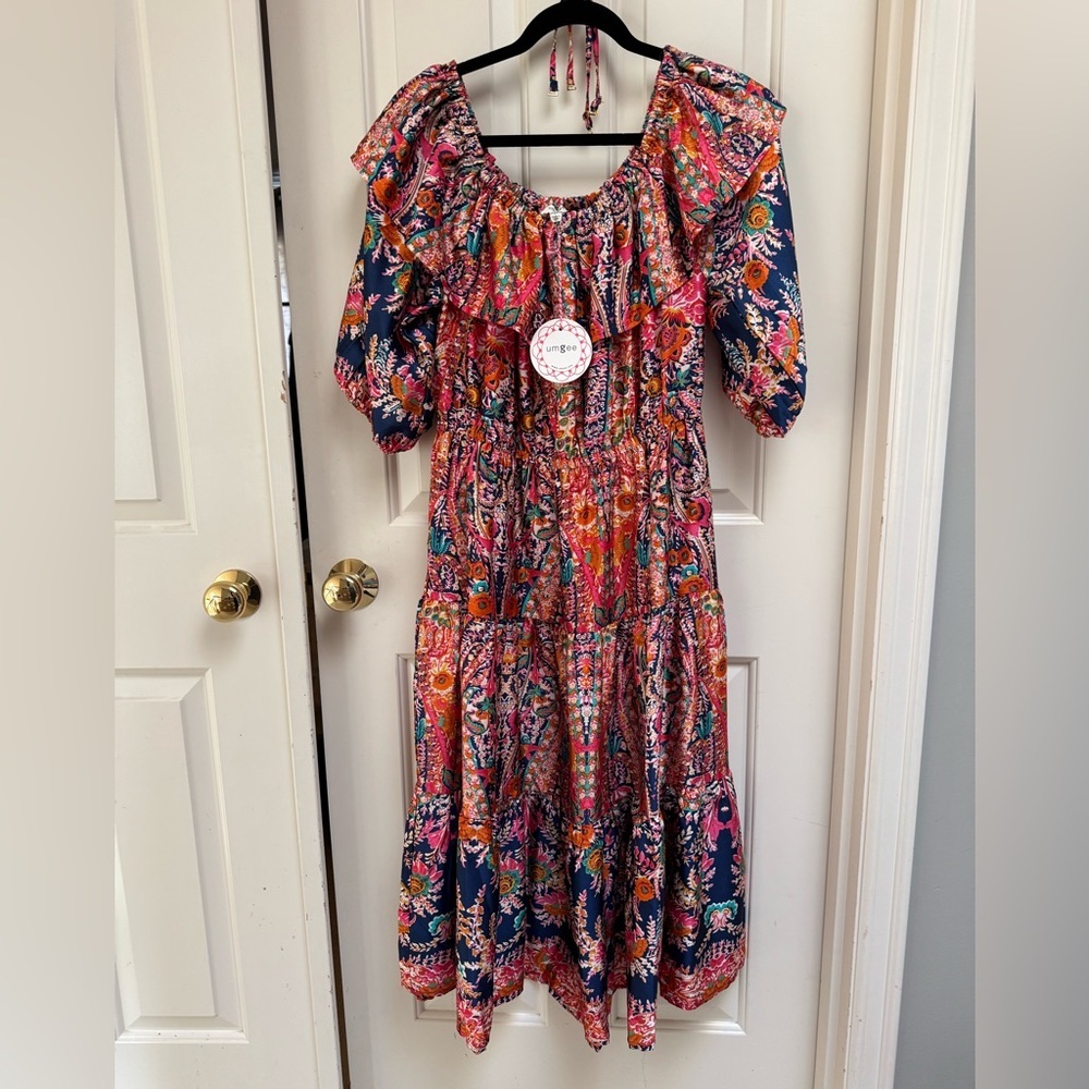Umgee Colorful Midi Dress